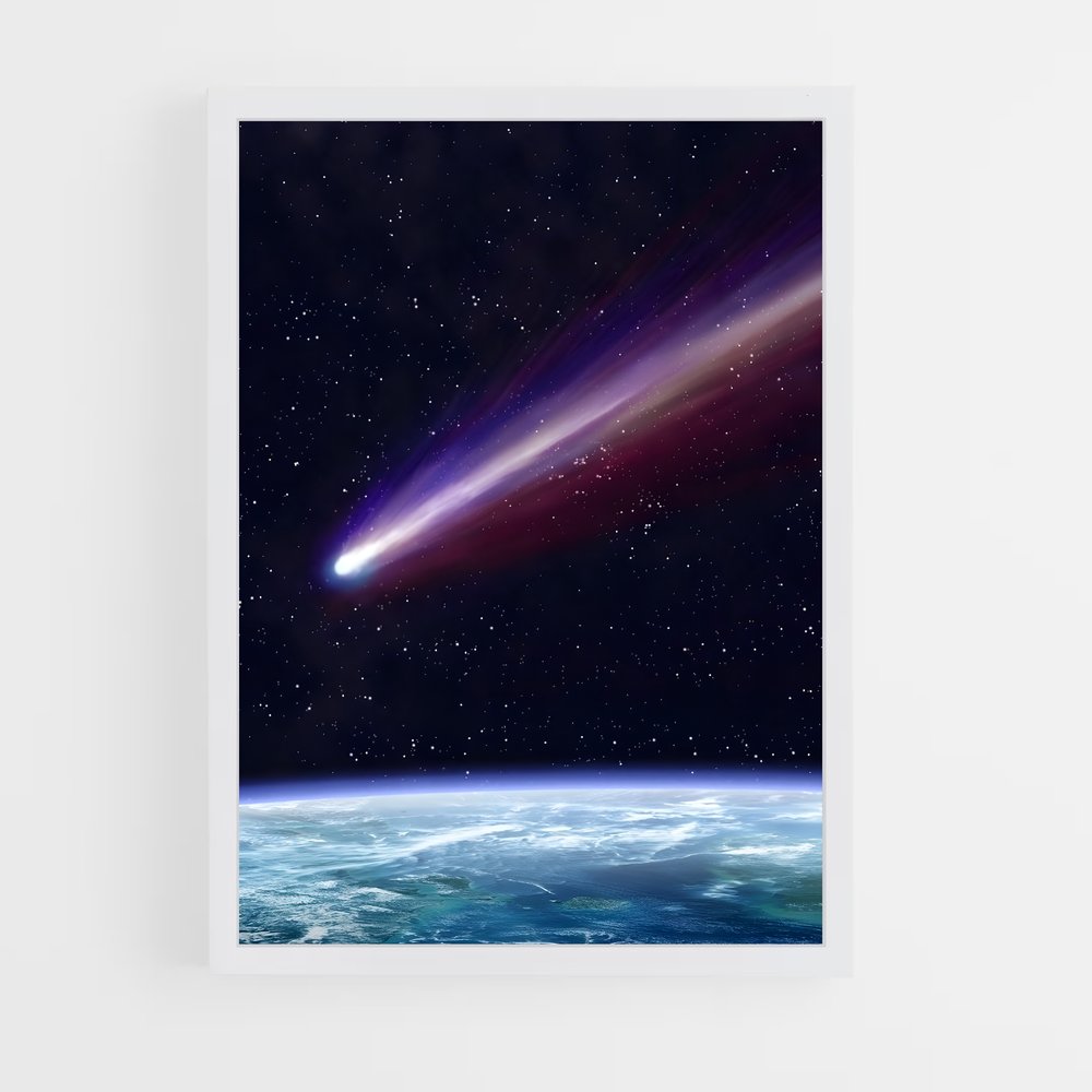 Poster Comète Céleste (vue 3)